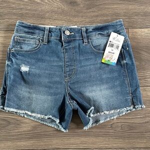 Stylish Kids Denim Shorts with Frayed Hem